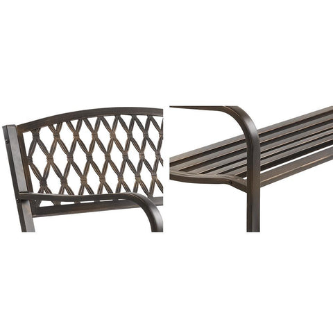 Gardeon Cast Iron Vintage Garden Bench Seat - Bronze
