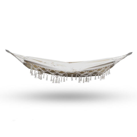 Gardeon Hammock With Hanging Tassels - Cream