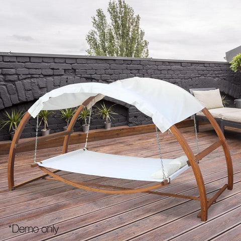 Gardeon Outdoor Double Hammock Bed with Canopy