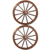 Image of Gardeon Outdoor Wooden Wagon Wheel Set of 2