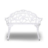 Image of Gardeon Victorian Outdoor Garden Bench Seat – White