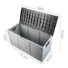 Image of Giantz 290L Outdoor Storage Box - Black