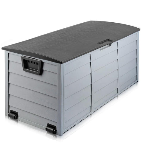 Giantz 290L Outdoor Storage Box - Black