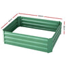 Image of Green Fingers 120 x 90cm Raised Garden Bed Set of 2 - Green