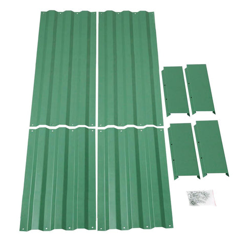 Green Fingers 120 x 90cm Raised Garden Bed Set of 2 - Green