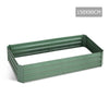 Image of Green Fingers 150 x 90cm Galvanised Steel Garden Bed - Green