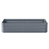 Image of Green Fingers 150cm x 90cm Raised Garden Bed Set of 2 - Charcoal