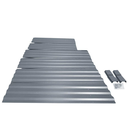 Green Fingers 150cm x 90cm Raised Garden Bed Set of 2 - Charcoal