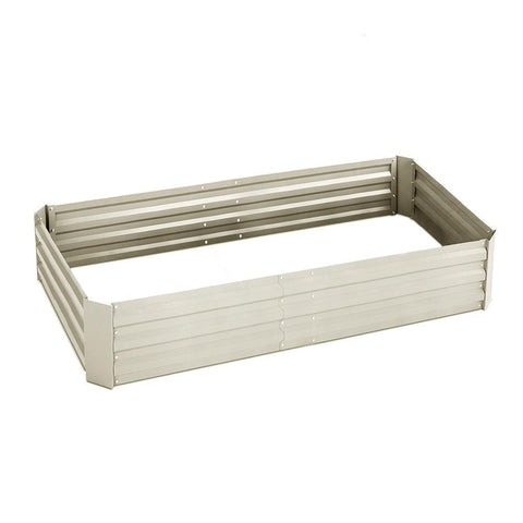 Green Fingers 150cm x 90cm Raised Garden Bed Set of 2 - Cream
