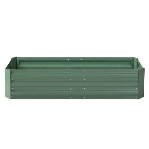 Green Fingers 150cm x 90cm Raised Garden Bed Set of 2 - Green