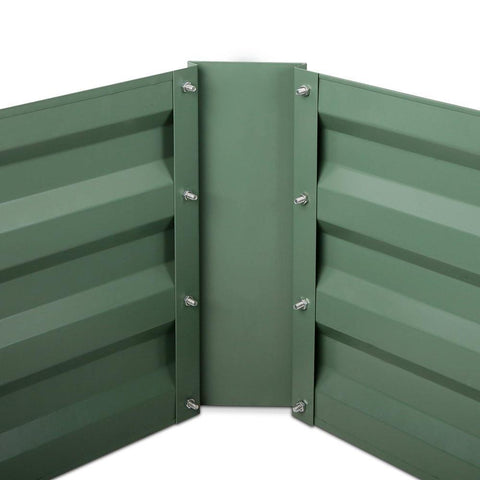 Green Fingers 150cm x 90cm Raised Garden Bed Set of 2 - Green