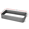 Image of Green Fingers 210cm x 90cm Raised Garden Bed Set of 2 - Charcoal