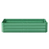 Image of Green Fingers 210cm x 90cm Raised Garden Bed Set of 2 - Green