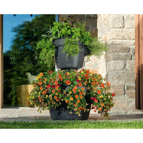 Lechuza 71cm Grow Tower Self Watering Cascada Planter