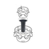 Image of Lechuza 71cm Grow Tower Self Watering Cascada Planter