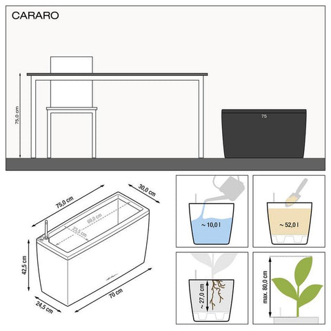 Lechuza CARARO 75 Premium