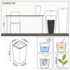 Image of Lechuza CUBICO 30 Premium