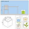 Image of Lechuza Canto Cube 30 Self Watering Pot - 30cm