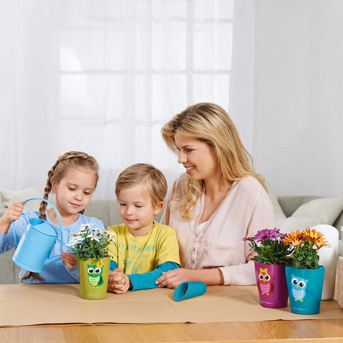 Lechuza Mini Deltini Self Watering Pot With Owl