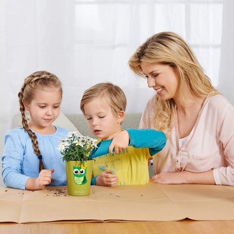 Lechuza Mini Deltini Self Watering Pot With Owl