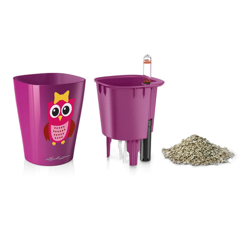 Lechuza Mini Deltini Self Watering Pot With Owl