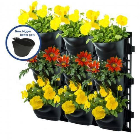 Maze 3 Pot Vertical Garden Wall Planter (48cm x 16cm)
