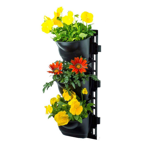 Maze 3 Pot Vertical Garden Wall Planter (48cm x 16cm)