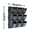 Image of Maze Extra Large Vertical Garden 9 Pot Wall Planter Kit
