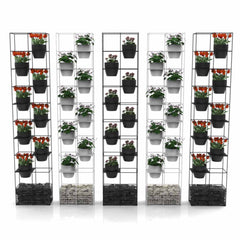 RapidBloom Reo Vertical Garden Wall Planter Box - White
